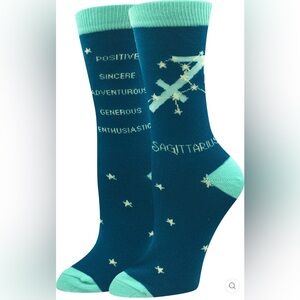Zodiac Sagittarius Crew Socks